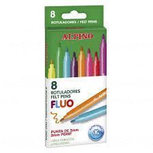 ROTULADOR ALPINO FLUO 8 UNIDADES