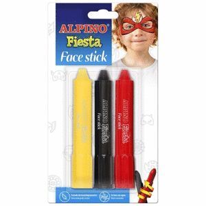 MAQUILLAJE ALPINO FACE STICK SUPERHEROES BLISTER 3 UDS