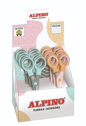 TIJERAS ALPINO COLOR PASTEL