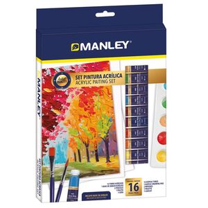 SET MANLEY ACRILICO 16 PIEZAS