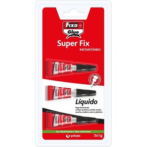 PEGAMENTO INSTANTANEO SUPER GLUE 3X1GR FIXO