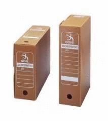 CAJA ARCHIVADOR DEFINITIVO PROLONGADO MARRON