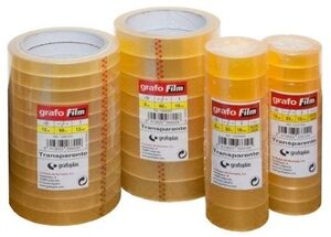 CINTA ADHESIVA 12X66M TRANSPARENTE GRAFOFILM