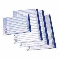 SEPARADORES A5 APAISADO PVC ABD AZUL