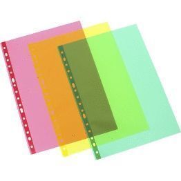 FUNDA MULTITALADRO A4 ROJA PAQUETE DE 10 UNIDADES GRAFOPLAS