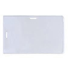 PORTADISTINTIVO 105X65 PVC PARA PINZA 2 TALADROS