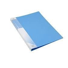 CARPETA A4 DE PVC CON PINZA SUPERIOR Y LATERAL AZUL ARTES