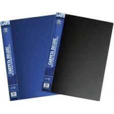 CARPETA A4 10 FUNDAS AZUL ARTES