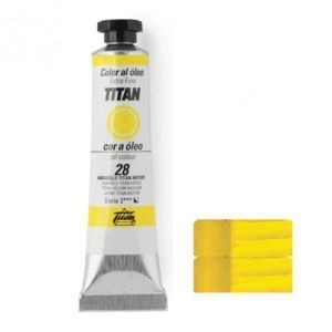 ÓLEO TITAN 20ML AMARILLO MEDIO Nº28