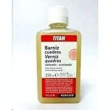 BARNIZ CUADROS SATINADO 250ML TITAN