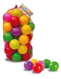 RED CON 50 PISCIBOLAS 7CM