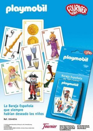 BARAJA ESPAÑOLA INFANTIL PLAYMOBIL 