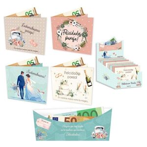 BILLETERO BODA 8,5X11CM SURTIDO