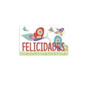 ETIQUETAS FELICIDADES 250 UNIDADES