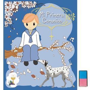 LIBRO COMUNION HUELLAS NIÑO