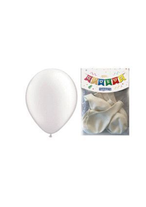 BLISTER 12 GLOBOS BLANCOS