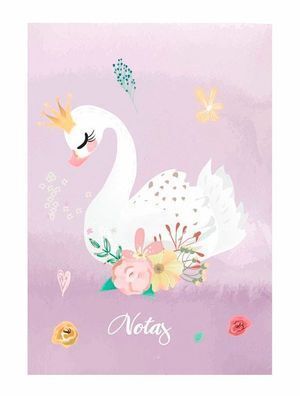 CUADERNO NOTAS A6 CISNE (10.5X14.8)