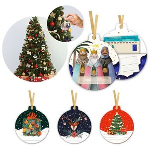 BILLETERO COLGANTE BOLA NAVIDAD 