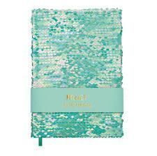 CUADERNO A5 80H 80GR LENTEJUELAS MINT MR