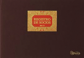 LIBRO REGISTRO DE SOCIOS APAISADO MIQUEL RIUS