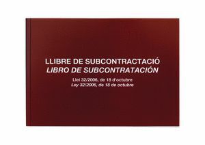 LIBRO SUBCONTRATACION A4 APAISADO 20H CAT-VAL/CAST MR