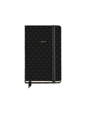 CUADERNO 90X140 LISO LOGBOOK DOTS ALWAYS BLACK
