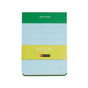 BLOC NOTAS A5 TD 1 RAYA  BRIGHT HORIZONTAL VERDE MIQUELRIUS