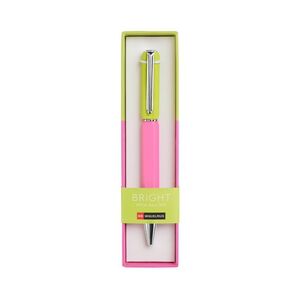 BOLIGRAFO METAL BRIGHT ROSA AMARILLO MIQUELRIUS