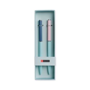 PACK 2 BOLÍGRAFO METAL FINOS AZUL MIQUELRIUS