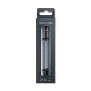 BOLIGRAFO METAL BACK2BASICS NEGRO MIQUELRIUS