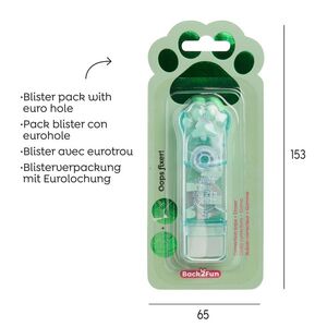CINTA CORRECTORA + GOMA PATITA VERDE BACK2FUN