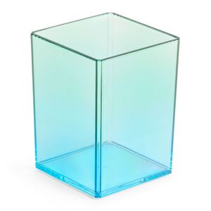 CUBILETE DEGRADADO AZUL - VERDE TRANSPARENTE MR