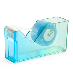 PORTA CINTA ADHESIVA AZUL VERDE ESCRITORIO MR