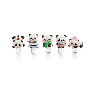 SET 5 MINI PINZAS PANDA BACK2FUN