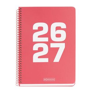 AGENDA ESCOLAR 2026/2027 PLUS SV BASIC CORAL MIQUELRIUS