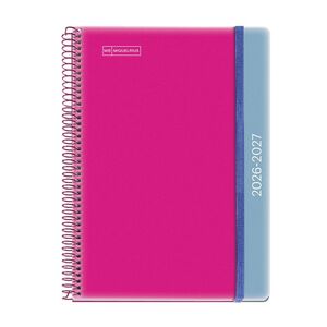 AGENDA ESCOLAR 2026/2027 PLUS SV DUO PINK-BLUE MIQUELRIUS