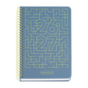 AGENDA ESCOLAR 2026/2027 ACTIVA DP LAB AZUL MIQUELRIUS