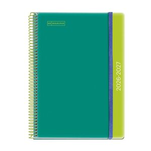 AGENDA ESCOLAR 2026/2027 PLUS SV DUO GREEN-LIME MIQUELRIUS