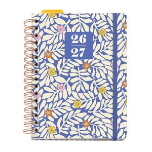 AGENDA ESCOLAR 2026/2027 PLUS WIRE-O DP BLUE GARDEN HUTTER MIQUELRIUS