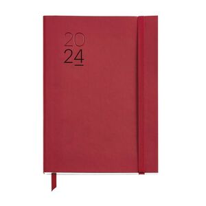 AGENDA 2024 A5 SV LUXOR ROJO MIQUELRIUS