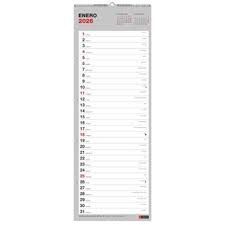 CALENDARIO PARED 2026 MIQUELRUIS 15,5X43 PARA ESCRIBIR BASIC MR