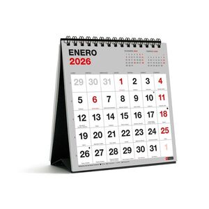 CALENDARIO SOBREMESA 14X15 NUMEROS GRANDES BASIC MR