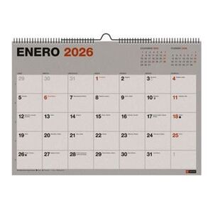 CALENDARIO PARED 2026 MIQUELRUIS A3 RECYCLED