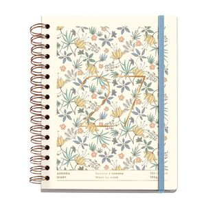 AGENDA 2027 PLUS WIRE-O DÍA PÁGINA CREAM LIBERTY MIQUELRIUS