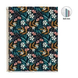 CUADERNO A4 5X5 MIQUELRIUS NOTEBOOK LIFESTYLE WILDFLOWERS