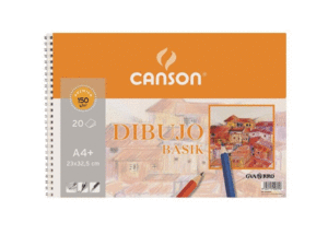 BLOC DIBUJO CANSON BASIK A4+ 150GR 20 HOJAS