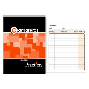 TALONARIO CAMARERO PR80 OCTAVO NATURAL 100H