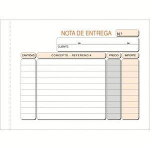 TALONARIO NOTA ENTREGA 51D DUPLICADO TAMAÑO A5 APAISADO PRAXTON