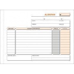 TALONARIO ALBARAN 66AD DOBLE TAMAÑO A5 APAISADO PRAXTON