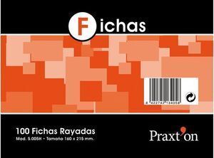 FICHAS RAYAS 160X215 MM 